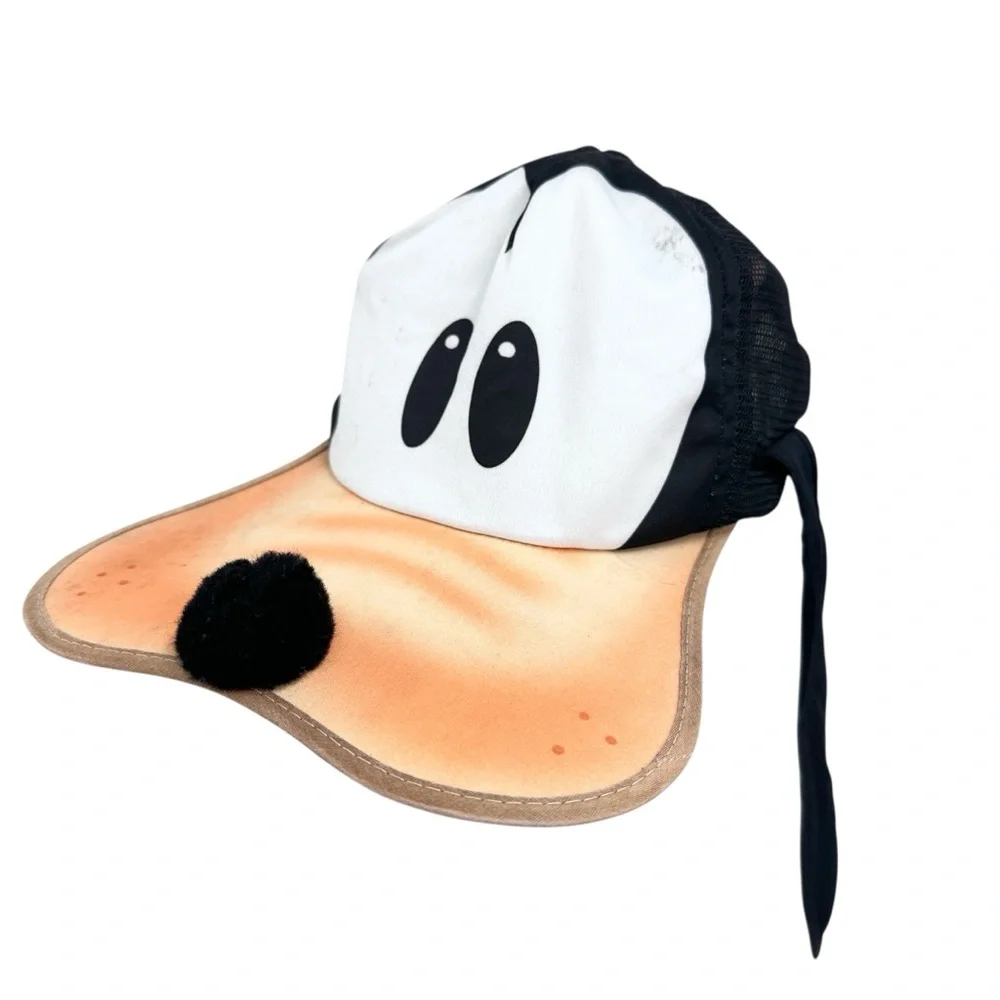 Disney Goofy Character Hat - Black, White, Orange